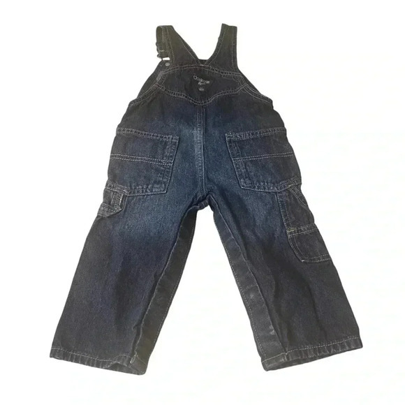 Osh Kosh B’gosh no 95 NYC vestbak overalls Youth snap button 12 Months Unisex - Picture 3 of 5